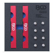 BGS Set di utensili per la regolazione del motore per Mercedes-Benz M642