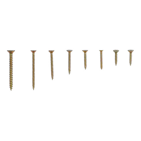 BGS Set di viti multiuso, croce PZ2, 120 pezzi