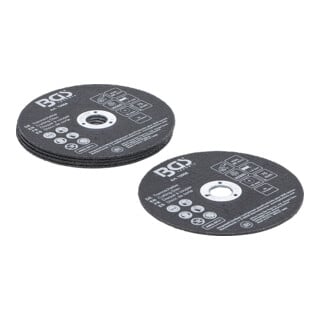 BGS Set dischi da taglio per acciaio inox, Ø 75 x 1,0 x 10 mm, 5 pezzi