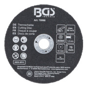 BGS Set doorslijpschijven voor roestvrij staal, Ø 75 x 1,0 x 10 mm, 5-dlg.-3