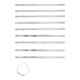 BGS Set fascette per cuffie assali, acciaio inox, antiruggine, 7 mm, 20 - 50 mm, 10 pezzi-3