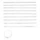 BGS Set fascette per cuffie assali, acciaio inox, antiruggine, 7 mm, 50 - 120 mm, 10 pezzi-3