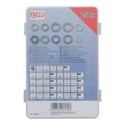 BGS Set guarnizioni, rame, alluminio, nylon, 250 pezzi-4