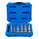 BGS Set inserti articolati per candelette e candele di accensione, attacco quadro interno 6,3 mm (1/4") / 10 mm (3/8"), chiavi esagonali 8 - 9 - 10 - 12 - 14 - 16 mm, 11 pezzi-1