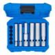 BGS Set inserti articolati per candelette e candele di accensione, attacco quadro interno 6,3 mm (1/4") / 10 mm (3/8"), chiavi esagonali 8 - 9 - 10 - 12 - 14 - 16 mm, 11 pezzi-5