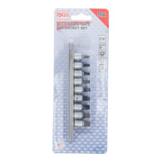BGS Set inserti bit, attacco quadro interno 6,3 mm (1/4"), profilo TS per TX Plus con foro TS10 - TS50, 9 pezzi-5
