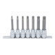 BGS Set inserti per punte, attacco quadrato interno 12,5 mm (1/2"), interno poligonale (per XZN) M5 - M14, 7 pezzi-1