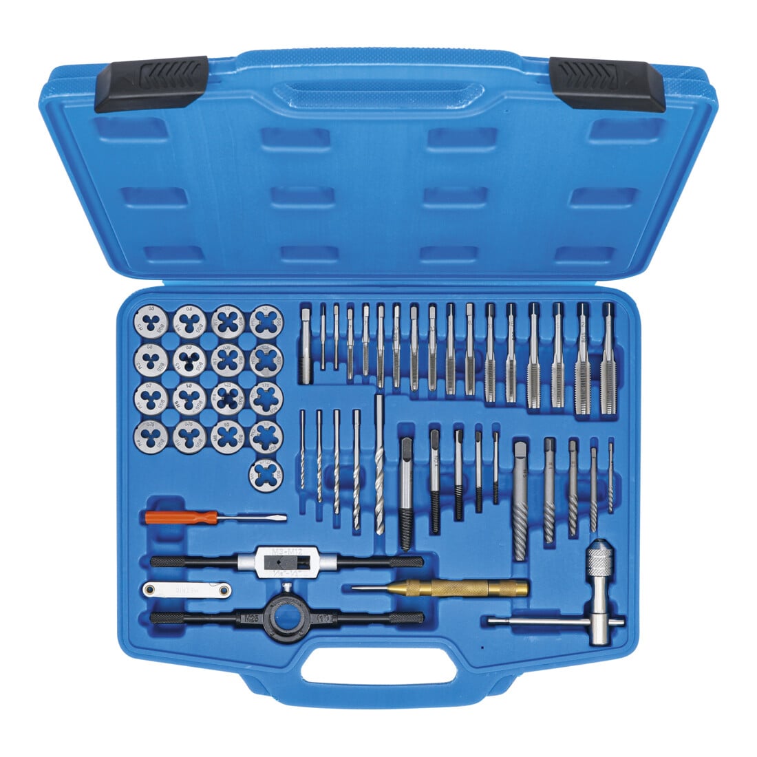 BGS Set maschi e filiere, M3 - M12, 56 pz.