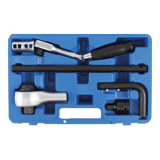 BGS Set per moltiplicatore di coppia 12,5mm (1/2") + 20mm (3/4"), 6pz.
