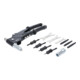 BGS Set per rivettatrice per rivetti standard e dadi e bulloni per rivetti-4