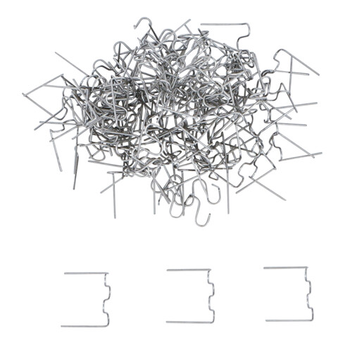 BGS Set reparatieklemmen | gegolfd | 0,6 mm | 100-dlg.