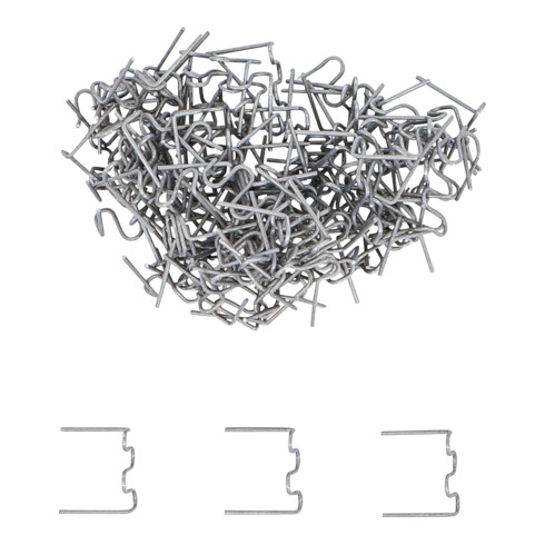 BGS Set reparatieklemmen | gegolfd | 0,8 mm | 100-dlg.