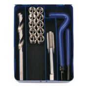 BGS Set riparazione filettatura in valigetta di metallo, 14pz.