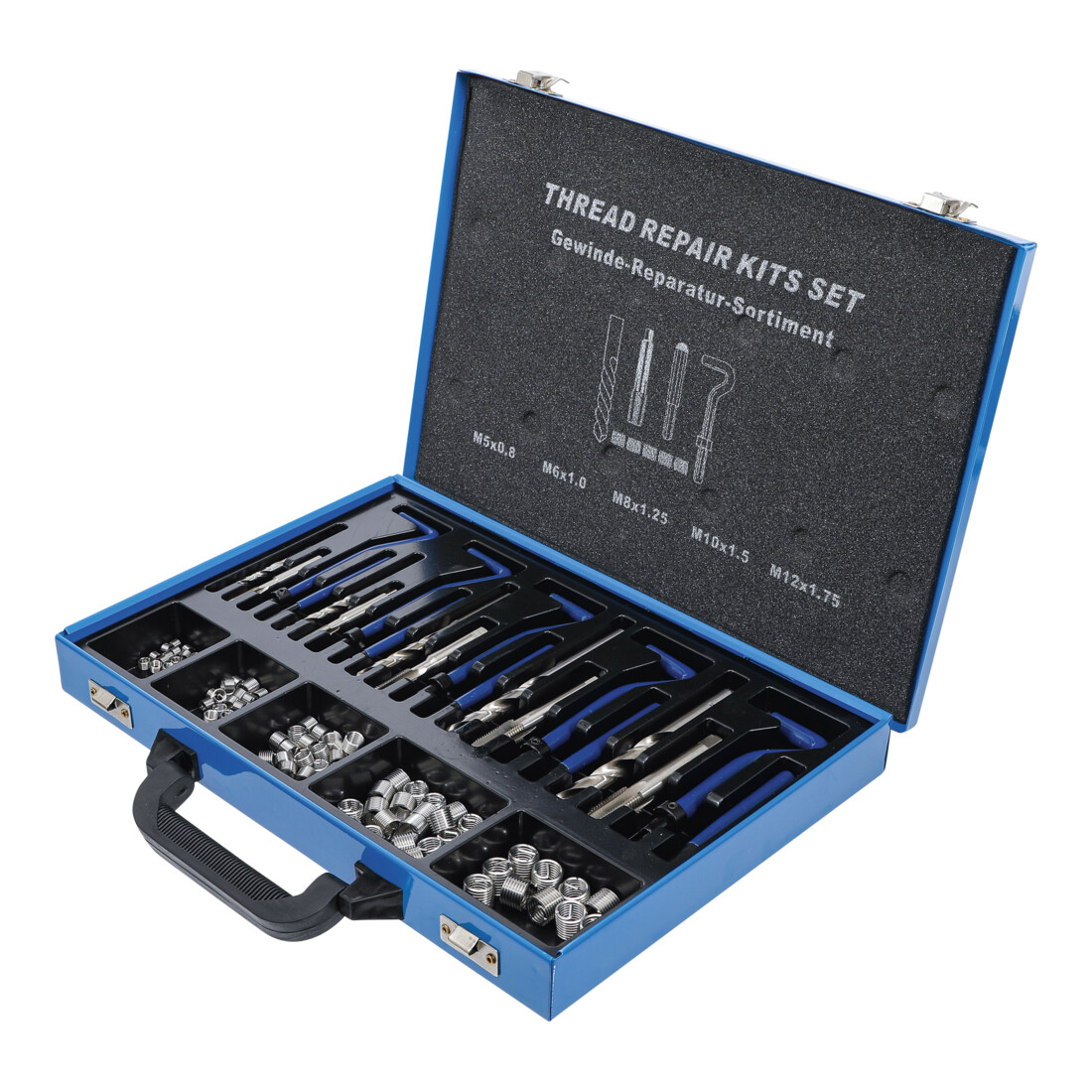 BGS Set riparazione filettatura M5 - M12, 130pz.