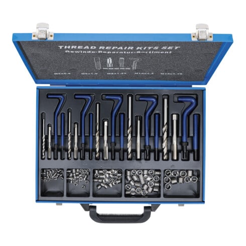 BGS Set riparazione filettatura M5 - M12, 130pz.