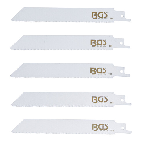 BGS Set sabelzaagbladen | voor BGS 70993 | 5-dlg.