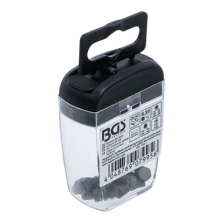 BGS Set speciale-bits | 6,3 mm (1/4") | voor BGS 115