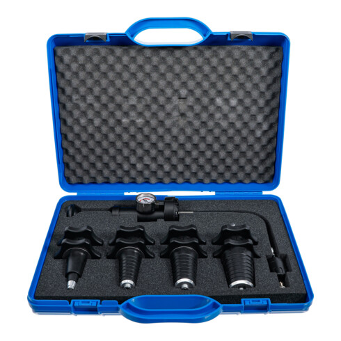 BGS Set universale test pressione del sistema di raffreddamento, 5pz.