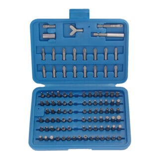BGS Sicherheits-Bit-Satz Antrieb Außensechskant 6,3 mm (1/4 Zoll) 100 teilig
