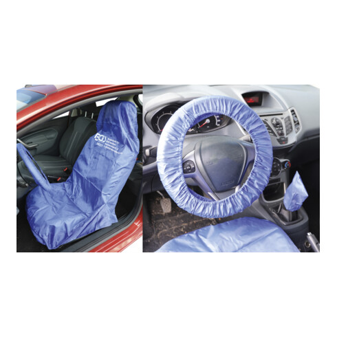 BGS Sitz- und Lenkrad-Schonbezug-Satz universal Polyester