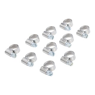 BGS Slangklem | roestvrij | 8 x 12 mm | 10-dlg.