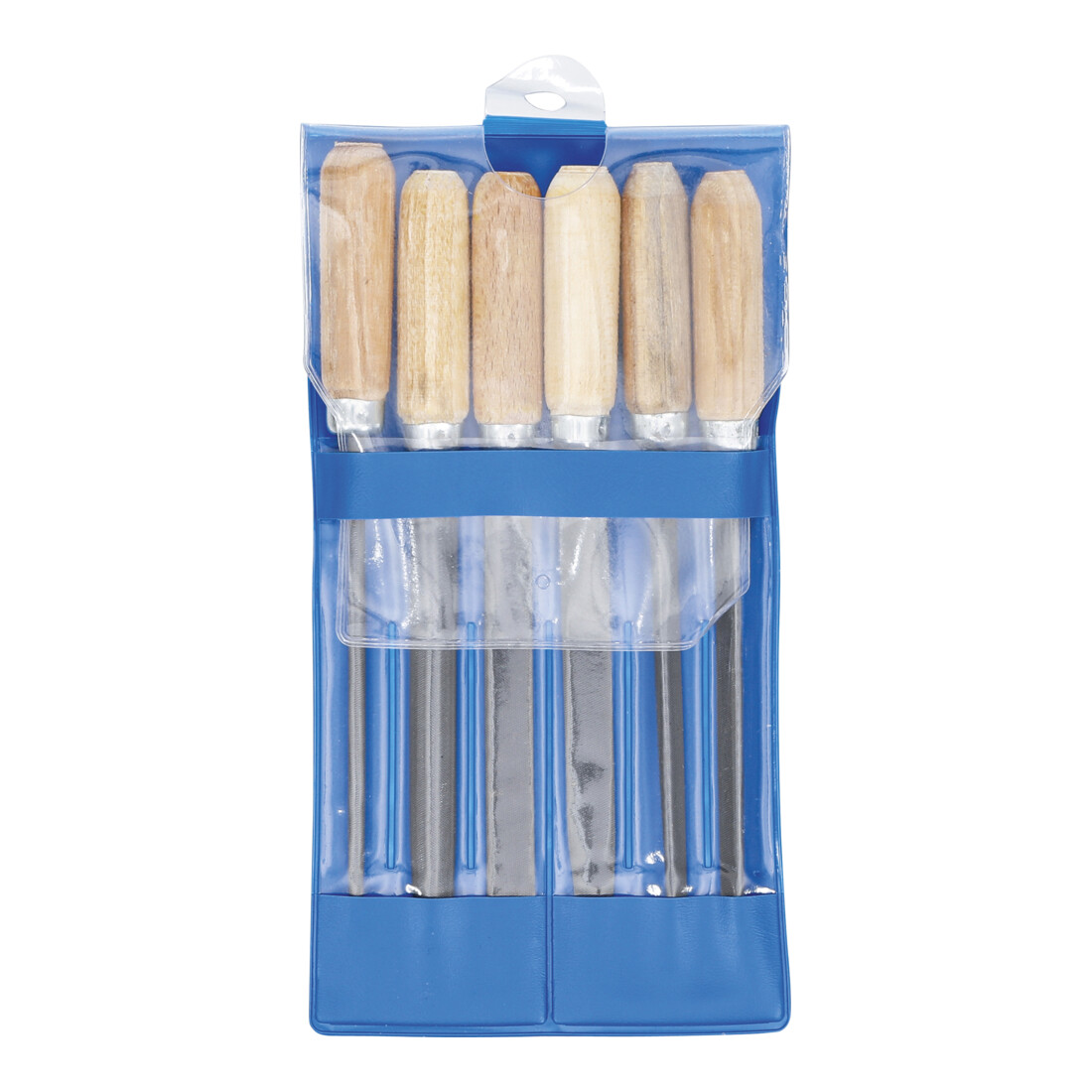 BGS Sleutlvijlen-set | houten heft | 100 mm | 6-dlg.