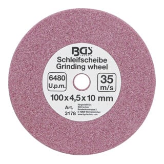 BGS Slijpschijf voor Art. 3180 100 mm