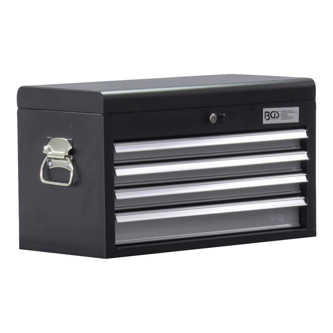 BGS Sopralzo per carrello per officina, 4 cassetti, vuoto