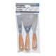 BGS Spachtel-Satz, Holzgriff, 30 / 50 / 80 mm, 3-tlg.-4