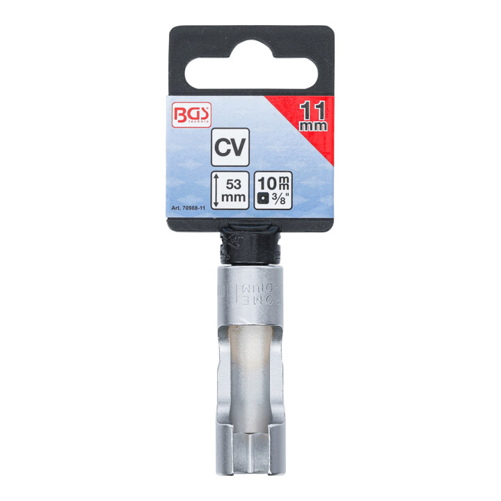 BGS Speciale dopsleutel, voor sleufkop | 10 mm (3/8") | 11 mm