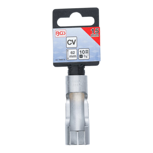 BGS Speciale dopsleutel, voor sleufkop | 10 mm (3/8") | 15 mm