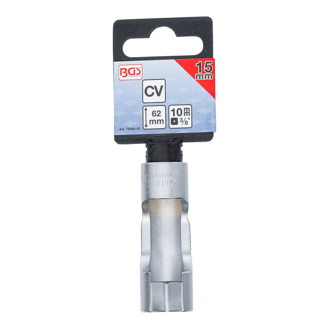 BGS Speciale dopsleutel, voor sleufkop | 10 mm (3/8") | 15 mm