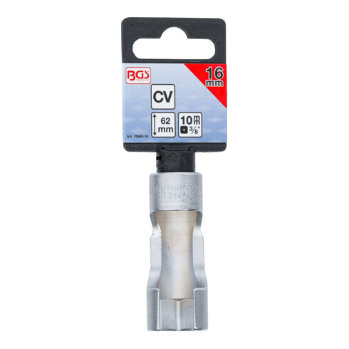 BGS Speciale dopsleutel, voor sleufkop | 10 mm (3/8") | 16 mm