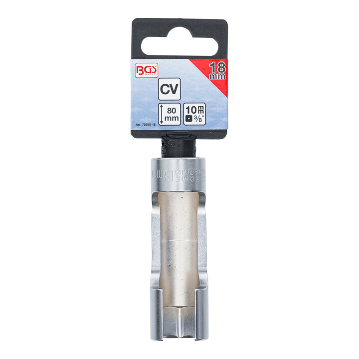 BGS Speciale dopsleutel, voor sleufkop | 10 mm (3/8") | 18 mm