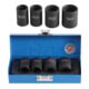 BGS Speciale dopsleutelset / schroefuittrekker aandrijving vierkantaandrijving 12,5 mm (1/2 inch) SW 17 - 26 mm 4 delig-1