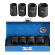 BGS Speciale dopsleutelset / schroefuittrekker aandrijving vierkantaandrijving 12,5 mm (1/2 inch) SW 17 - 26 mm 4 delig