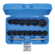 BGS Speciale dopsleutelset / schroefuittrekker aandrijving vierkantaandrijving 12,5 mm SW 8 - 27 mm 16 dlg.