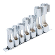BGS Speciale dopsleutelset, sleufaandrijving vierkantaandrijving 10 mm (3/8 inch) SW 10 - 19 mm 7 delig-3