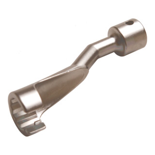 BGS Speciale moersleutel voor injectieleidingen voor BMW, Opel 2.5TD, Mercedes-Benz aandrijving 10 mm (3/8 inch) SW 17 mm
