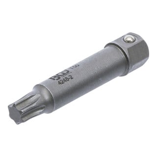 BGS Spezial-Bit zur Demontage der Riemenräder an Lichtmaschinen 4248-2, T-Profil (für TX) T50 x 64 mm