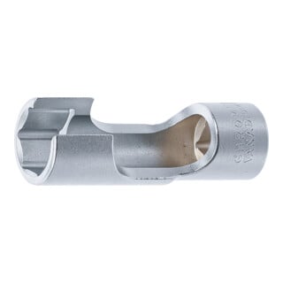 BGS Spezial-Steckschlüssel-Einsatz, geschlitzt 70988-15, Antrieb Innenvierkant 10 mm (3/8"), SW 15 mm