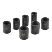 BGS Spezial-Steckschlüssel-Einsatz-Satz / Schraubenausdreher 12,5 mm (1/2 Zoll) SW 17 - 26 mm 7 teilig-2