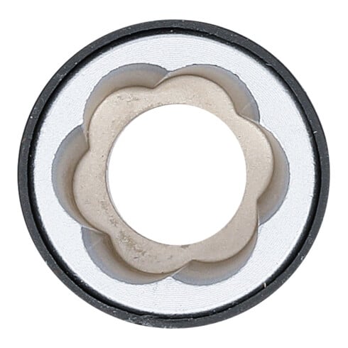 BGS Spiraalprofiel-dopsleutel inzet / schroefuitdraaier, aandrijving buitensleutel 17 mm, SW 17 mm