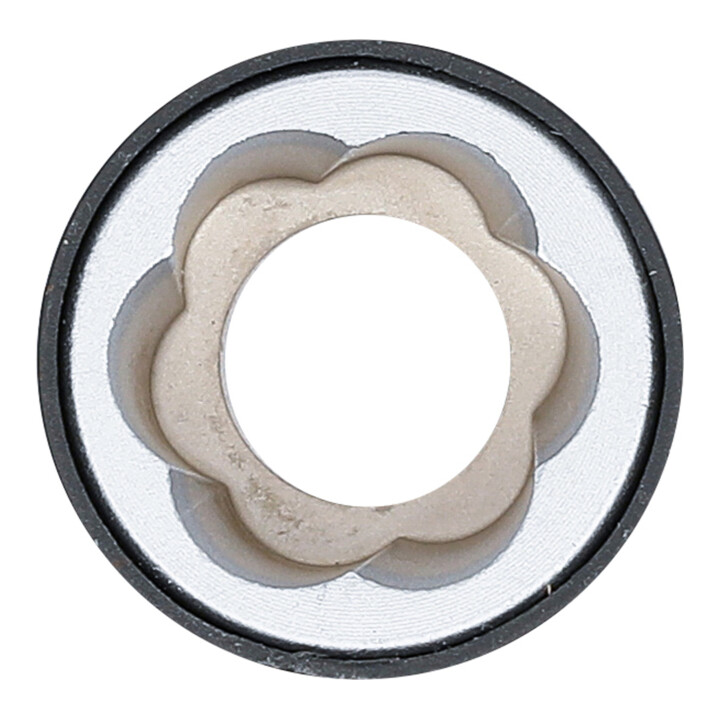 BGS Spiraalprofiel-dopsleutel inzet / schroefuitdraaier, aandrijving buitensleutel 17 mm, SW 17 mm