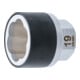 BGS Spiraalprofiel-dopsleutel inzetstuk / schroefuitdraaier, aandrijving buitensleutel 19 mm, SW 19 mm-1