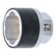 BGS Spiraalprofiel-dopsleutel-opzetstuk / schroefuitdraaier, aandrijving buitenzeskant 21 mm, SW 21 mm-1
