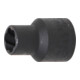 BGS Spiral-Profil-Steckschlüssel-Einsatz / Schraubenausdreher 5266-11, Antrieb Innenvierkant 12,5 mm (1/2"), SW 11 mm-1