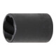 BGS Spiral-Profil-Steckschlüssel-Einsatz / Schraubenausdreher 5266-17, Antrieb Innenvierkant 12,5 mm (1/2"), SW 17 mm-1
