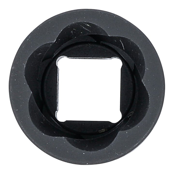 BGS Spiral-Profil-Steckschlüssel-Einsatz / Schraubenausdreher 5268-22, Antrieb Innenvierkant 12,5 mm (1/2"), SW 22 mm