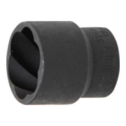 BGS Spiral-Profil-Steckschlüssel-Einsatz / Schraubenausdreher 5268-24, Antrieb Innenvierkant 12,5 mm (1/2"), SW 24 mm